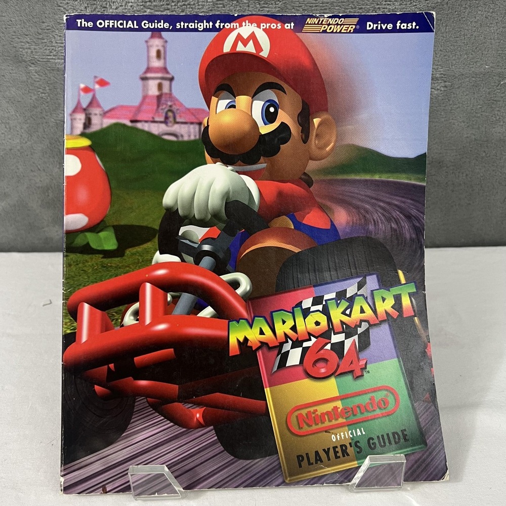 Vintage Mario Kart 64 Nintendo Power Official Player's Guide Strategy Book N64